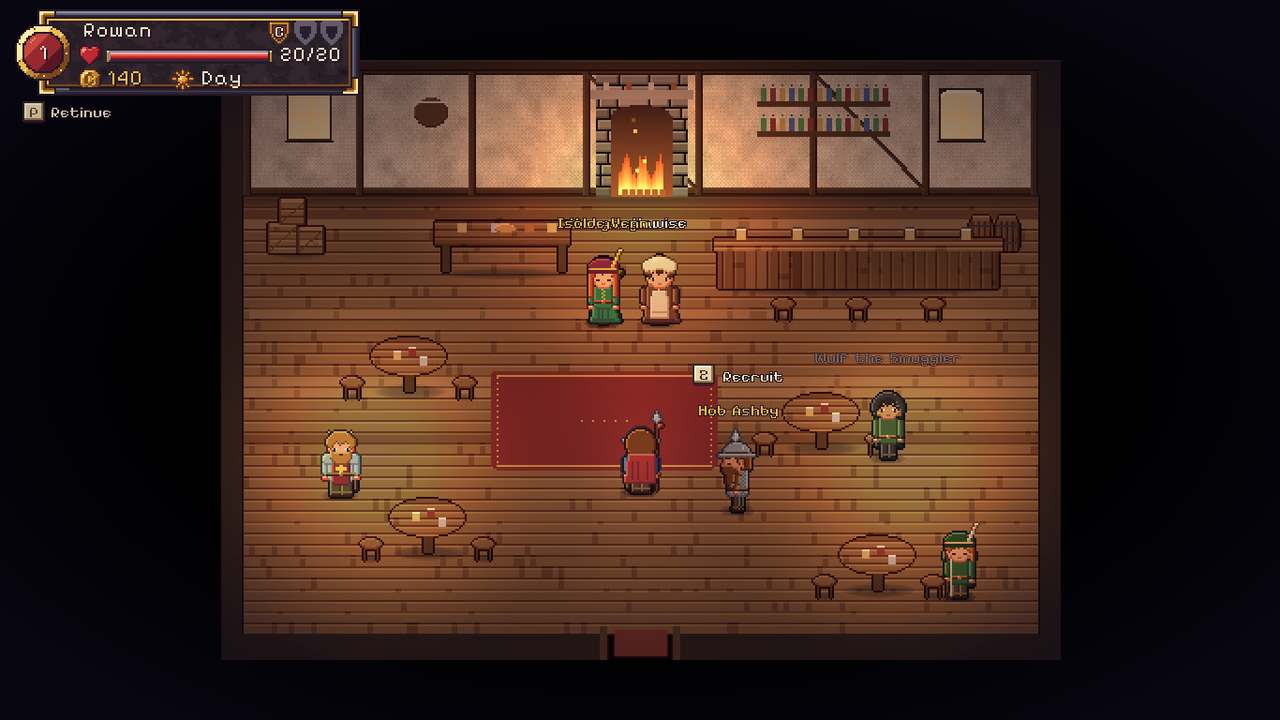 The Boar & Flagon Tavern Interior
